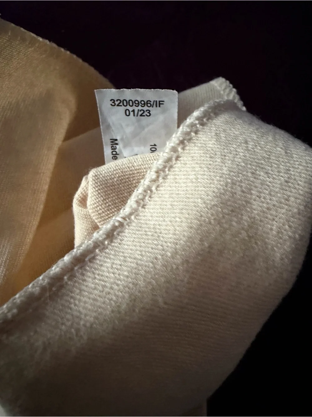 Louis Vuitton Beige Dust Bag Pouch 6x4